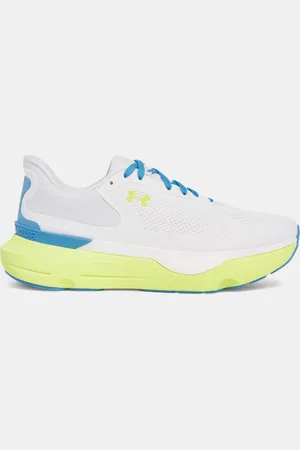 Under Armour Zapatillas de running Infinite Pro 2 para mujer / Ether Azul / Sonic Amarillo 42