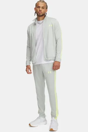 Under Armour Chándal de punto Rival para hombre Hydro / Sonic Amarillo / Sonic Amarillo L