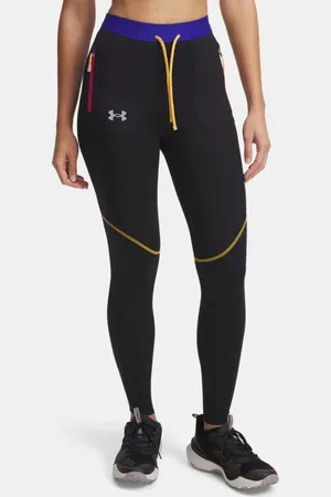 Under Armour Mallas Launch Trail para mujer / Shaded Fuchsia / Reflectante L