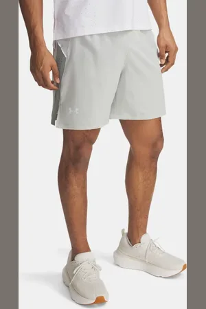 Under Armour Pantalón corto de 18 cm Launch Elite para hombre Hydro / Silica / Reflectante L