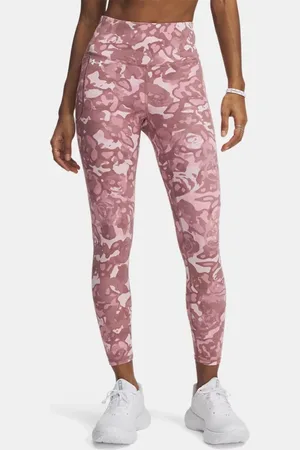 Under Armour Leggings hasta el tobillo con estampado Motion para mujer Prime / Elixir / Blanco L
