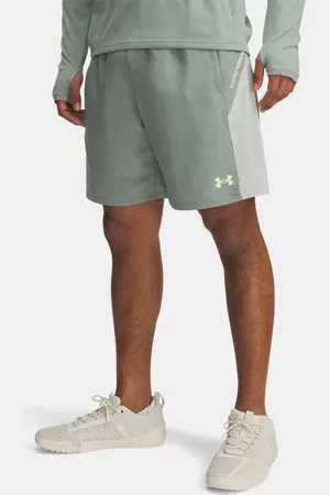 Under Armour Pantalón corto Tech™ Utility para hombre Silica / Hydro / High Vis Amarillo L