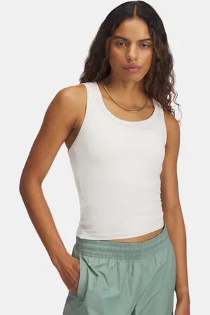 Under Armour Camiseta de tirantes Meridian Core para mujer Piedra / Piedra L