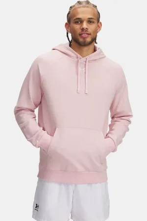 Under Armour Sudadera con capucha Rival Fleece para hombre Prime / Blanco 3XL