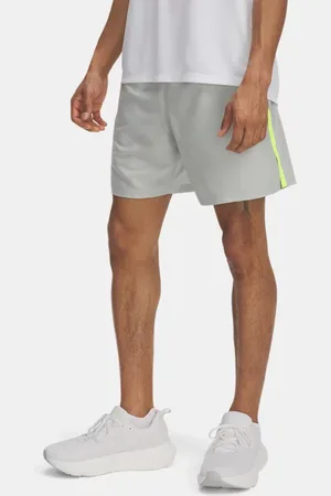 Under Armour Pantalón corto de 18 cm Launch para hombre Hydro / High Vis Amarillo / Reflectante 3XL