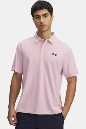Under Armour Polo de piqué Tee To Green para hombre Prime / Midnight Marino Azul L