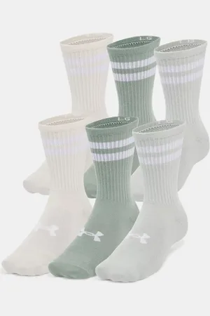 Under Armour Calcetines altos Essential unisex - Paquete de 6 Hydro / Hydro / Blanco L