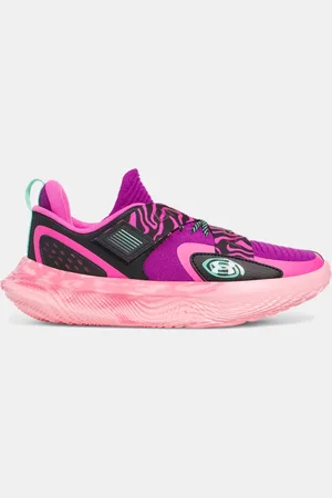 Under Armour Zapatillas de baloncesto FUTR X 4 unisex Andromeda / Negro / Comet Verde 44.5