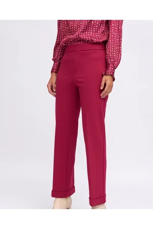 Pantalones de color rosa para mujer