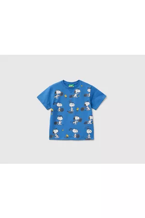 Benetton Camisetas y Tops - Camiseta De Los Peanuts De Manga Corta