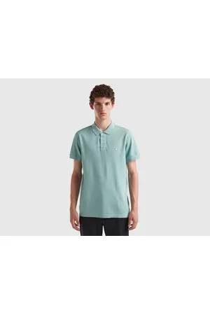 Benetton Polo Verde Claro Regular Fit