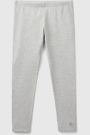 Benetton Leggings De Algodón Elástico Con Logotipo