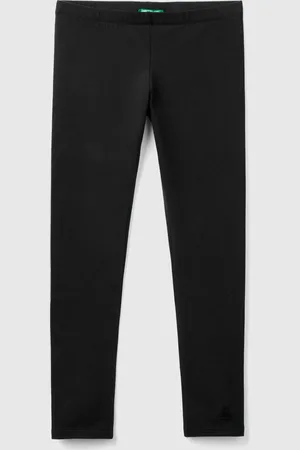 Benetton Leggings De Algodón Elástico Con Logotipo