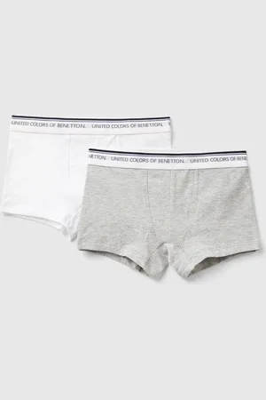 Benetton Dos Calzoncillos Tipo Bóxer Con Logo Elástico.