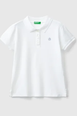 Benetton Polo De Manga Corta De Algodón
