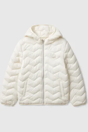 Benetton Chaqueta Acolchada Con Capucha