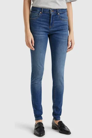 Benetton Vaqueros Push-up De Corte Pitillo
