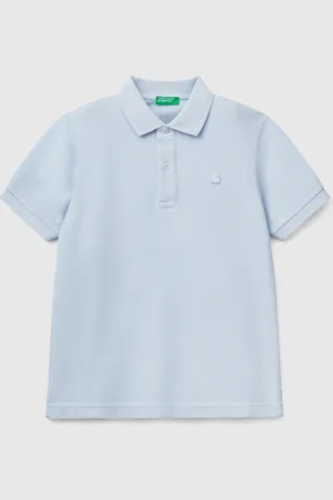 Benetton Polo Slim Fit De Algodón Puro