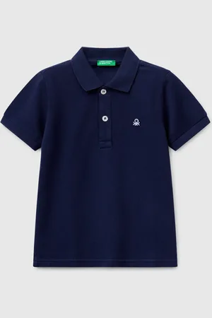 Benetton Polo De Manga Corta De Algodón Puro