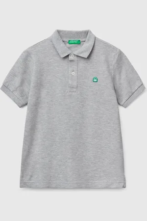 Benetton Polo Slim Fit De Algodón Puro