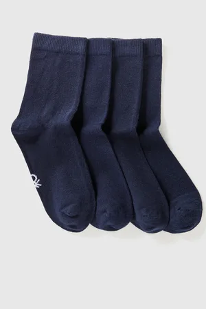 Benetton Cuatro Pares De Calcetines Cortos