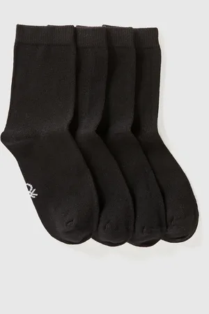 Benetton Cuatro Pares De Calcetines Cortos