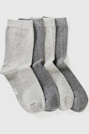 Benetton Cuatro Pares De Calcetines Cortos