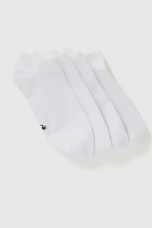 Benetton Cuatro Pares De Calcetines Cortos
