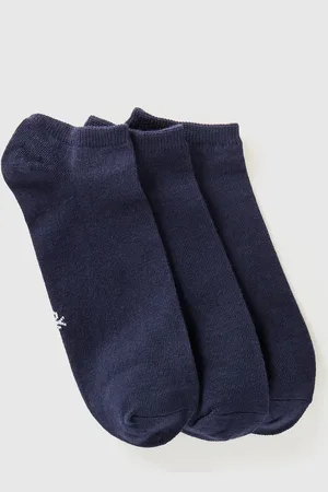 Benetton Tres Pares De Calcetines Cortos