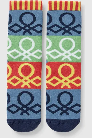 Benetton Calcetines Antideslizantes Con Logo Incrustado