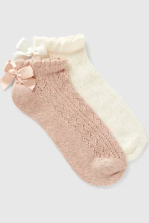 Benetton Calcetines Cortos Con Lazo