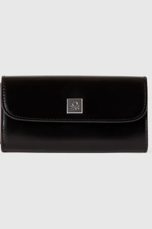 Benetton Cartera Grande De Tejido Revestido