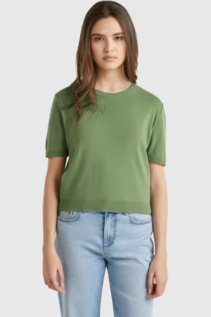 Benetton Camisa Manga Corta 100% Algodón
