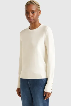 Benetton Jersey Slim Fit De Mezcla De Viscosa