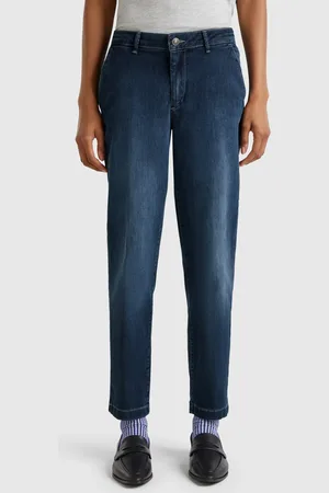 Benetton Chinos Slim Fit En Denim