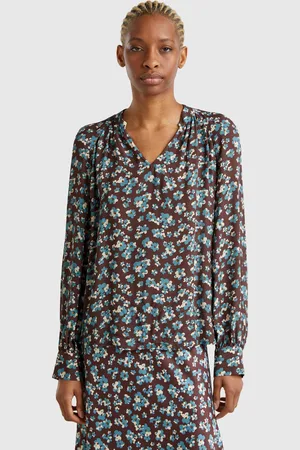 Benetton Blusa Fluida Flores