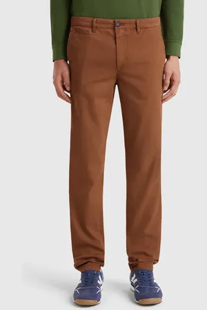 Benetton Chinos Slim Fit Marrones