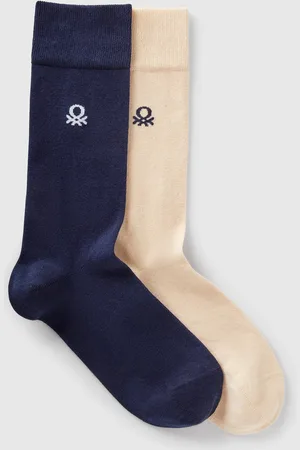 Benetton Dos Pares De Calcetines Altos