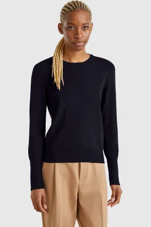 Benetton Jersey Slim Fit De Mezcla De Viscosa