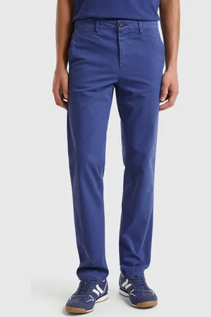 Benetton Chinos Azules Slim Fit