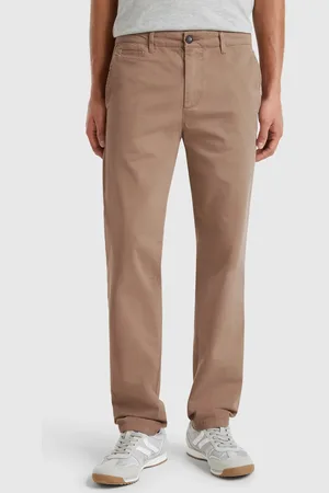 Benetton Chinos Slim Fit En Tono Ceniza