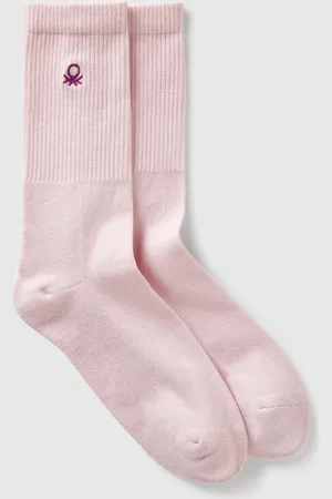 Benetton Calcetines Deportivos En Mezcla De Algodón Elástico
