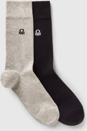 Benetton Dos Pares De Calcetines Altos