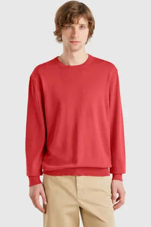 Benetton Jersey De Cuello Redondo De 100% Algodón