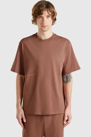 Benetton Camiseta Con Logo Estampado