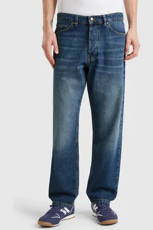 Benetton Vaqueros De Corte Relajado