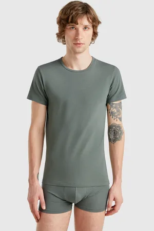Benetton Camiseta De Algodón Elástico