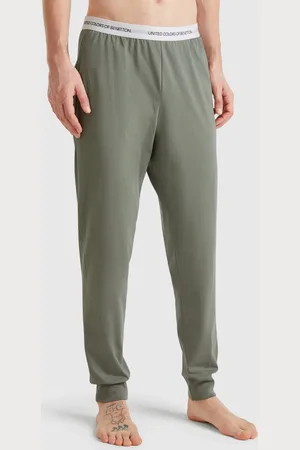 Benetton Pantalón Con Elástico Con Logo