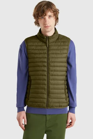 Benetton Chaqueta Sin Mangas De Corte Regular Con Acolchado