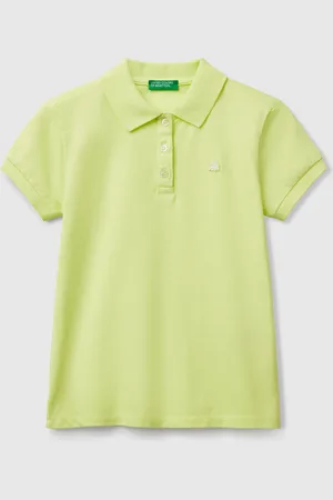 Benetton Polo De Manga Corta De Algodón